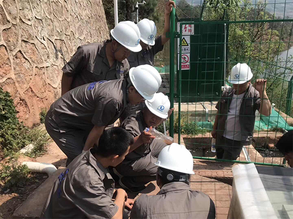 普优特环保污水处理施工现场学习